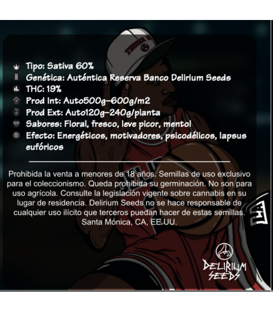 DELIRIUM SEEDS MICHAEL D 3XL AUTO 2UDS - Imagen 2
