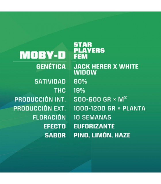 MOBY-D 4 UDS BSF SEEDS - Imagen 2