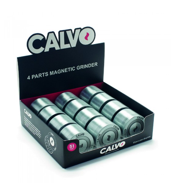 ZINC GRINDER 4 PISOS 12UDS CALVO GLASS