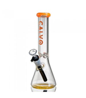 BEAKER ORANGE 25CM CALVO GLASS