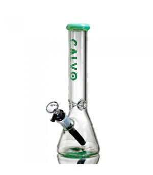 BEAKER GREEN 25CM CALVO GLASS
