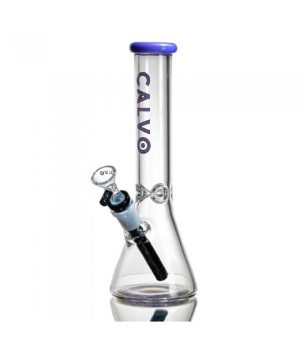 BEAKER PURPLE 25CM CALVO GLASS
