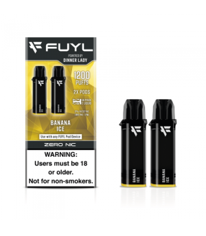 VAPE RECARGABLE BANANA ICE 1200 PUFFS FUYL