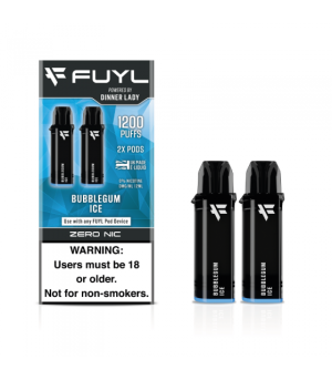 VAPE RECARGABLE BUBBLEGUM ICE 1200 PUFFS FUYL