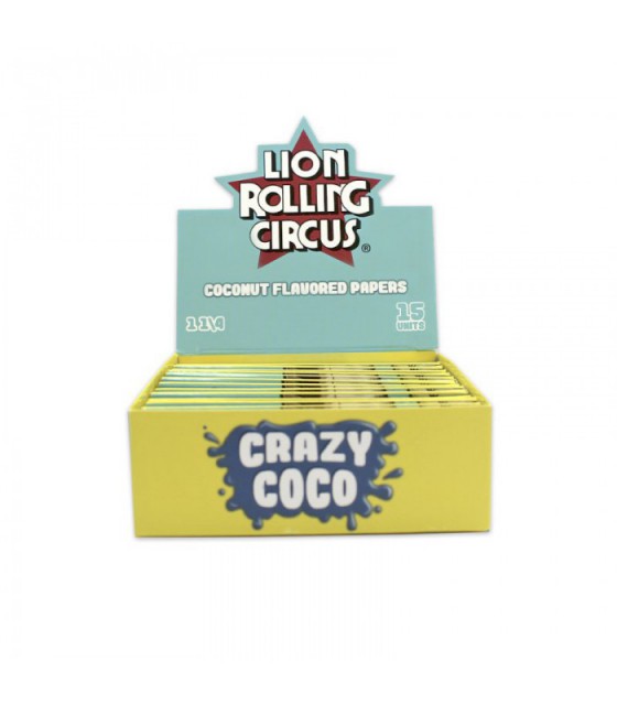 LRC PAPEL FLAVOUR 1 1/4 CRAZY COCO 15UDS