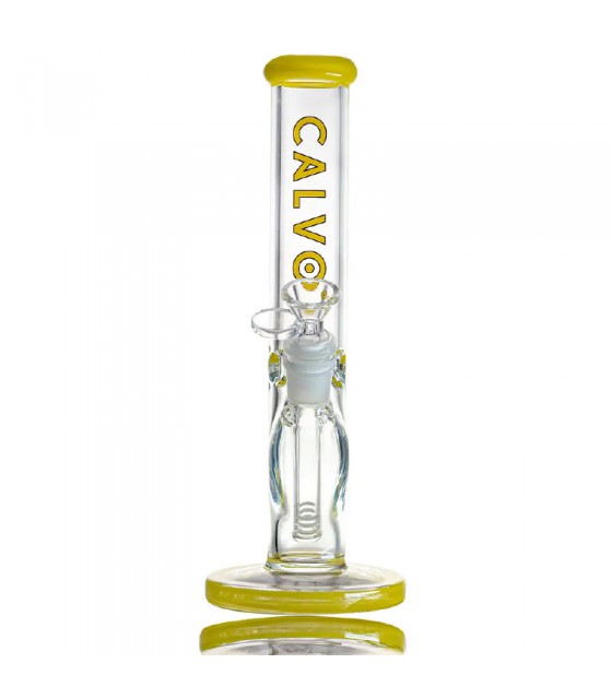 STRAIGHT TUBE AMERICAN YELLOW CALVO GLASS - Imagen 2