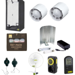 kit indoor n°1 con carpa 100x100x200 y accesorios completos