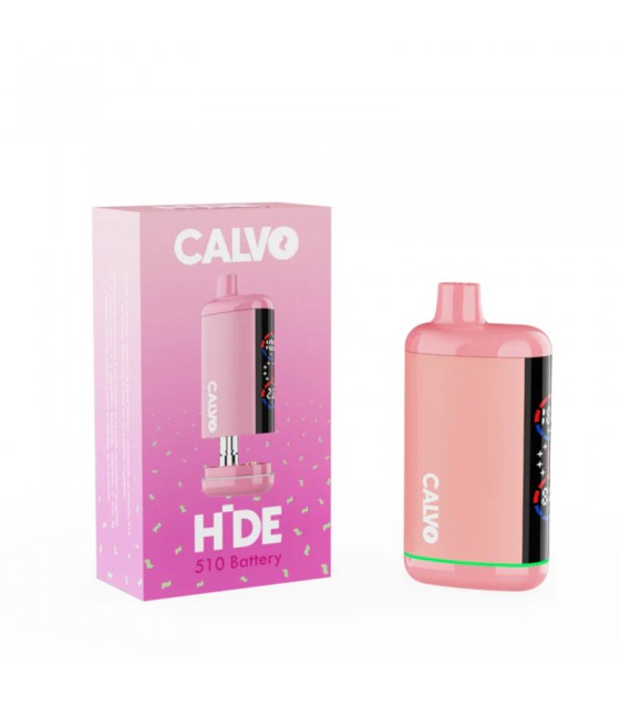 batería vape 510 escondida color rosado tipo vidrio
