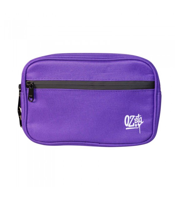 Ozeta Chestbag 4x4 púrpura con clave y diseño frontal urbano