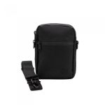 Ozeta Bandolera negra con triple cierre y diseño funcional